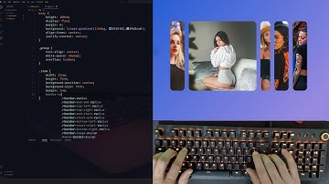 ASMR Programming - Image Slider with CSS and JavaScript - No Talking