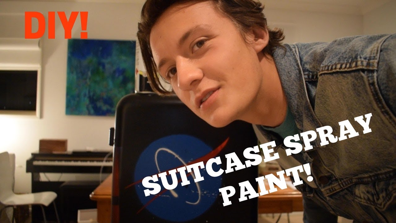 Diy Suitcase Spray Paint Tutorial!!