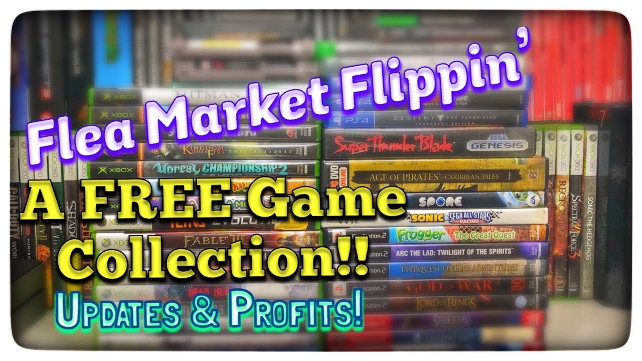 Flea Market Flippin' A FREE Game Collection! Updates & Profits