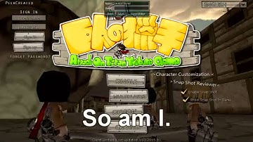 Attack on Titan Tribute Game (ABNORMAL Difficulty) - Mrelementron Plays