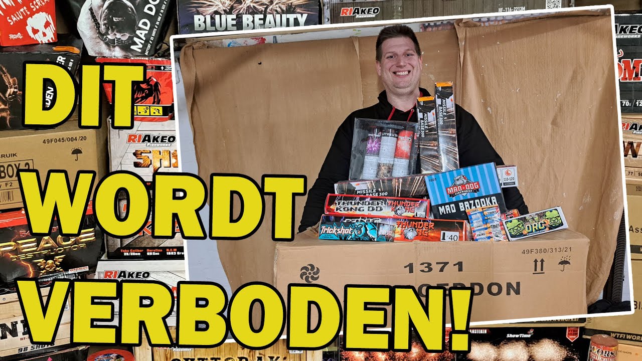 DIT VUURWERK WORDT VERBODEN!!! - YouTube