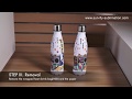 Heat Shrink Bag demonstration video   coke shaped bottle sublimation imprinting