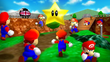 I tried doing 10 Mario Speedruns at once...