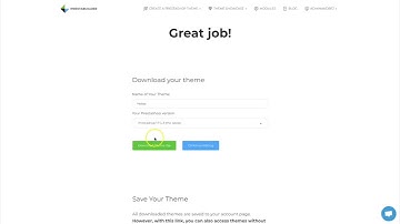 How to quickly update a theme from PrestaBuilder? (Prestashop 1.7)