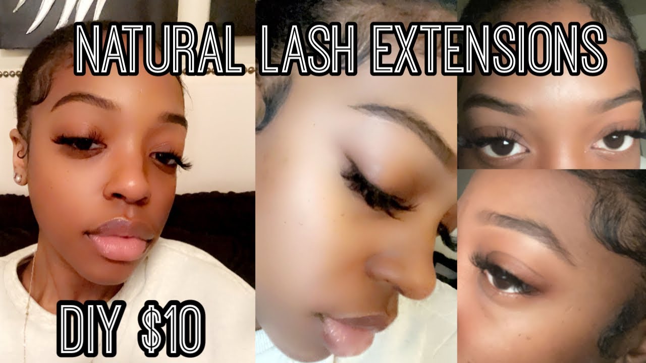 DIY EYELASH EXTENSIONS AT HOME| Beauty supply individuals - YouTube