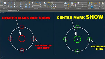 Autocad Circle Center point not show | #circle_center_point