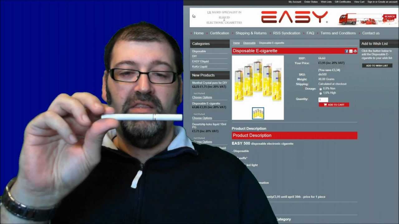 500 Puff E-Cig Review