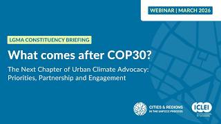LGMA briefing 2026: From COP30 to COP31 and the future of multilevel climate action (second session)