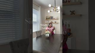 Celebrity Simple Easter Tablescape for a Family of 4 | Easter Table Setting Ideas Wealth