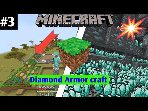 Minecraft Survival Series EP 3 | Diamond Mine and Craft Armour| Hindi ...