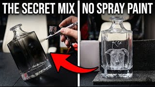The "Magic Mix" for Photo-Realistic Glass Engraving! (No Expensive Spray!) | xTool S1