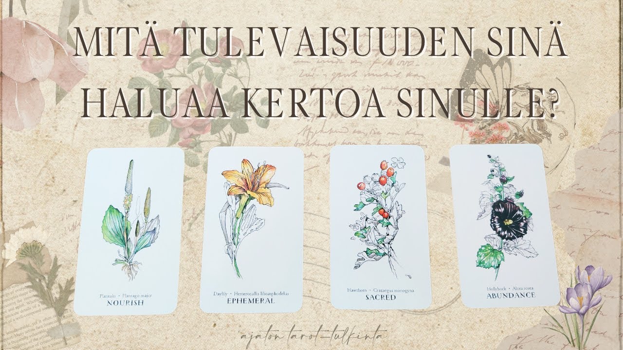 💫 MITÄ TULEVAISUUDEN SINÄ HALUAA KERTOA SINULLE? 💫 🪄 AJATON VALITSE KORTTI 🪄