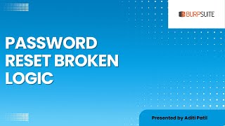 Password Reset Broken Logic