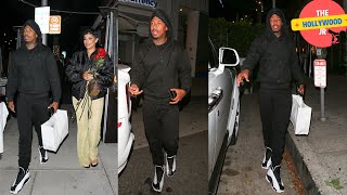 NICK CANNON SURPRISES ABBY DE LA ROSA WITH ROSES AT MR CHOW AFTER A ROMANTIC DINNER!