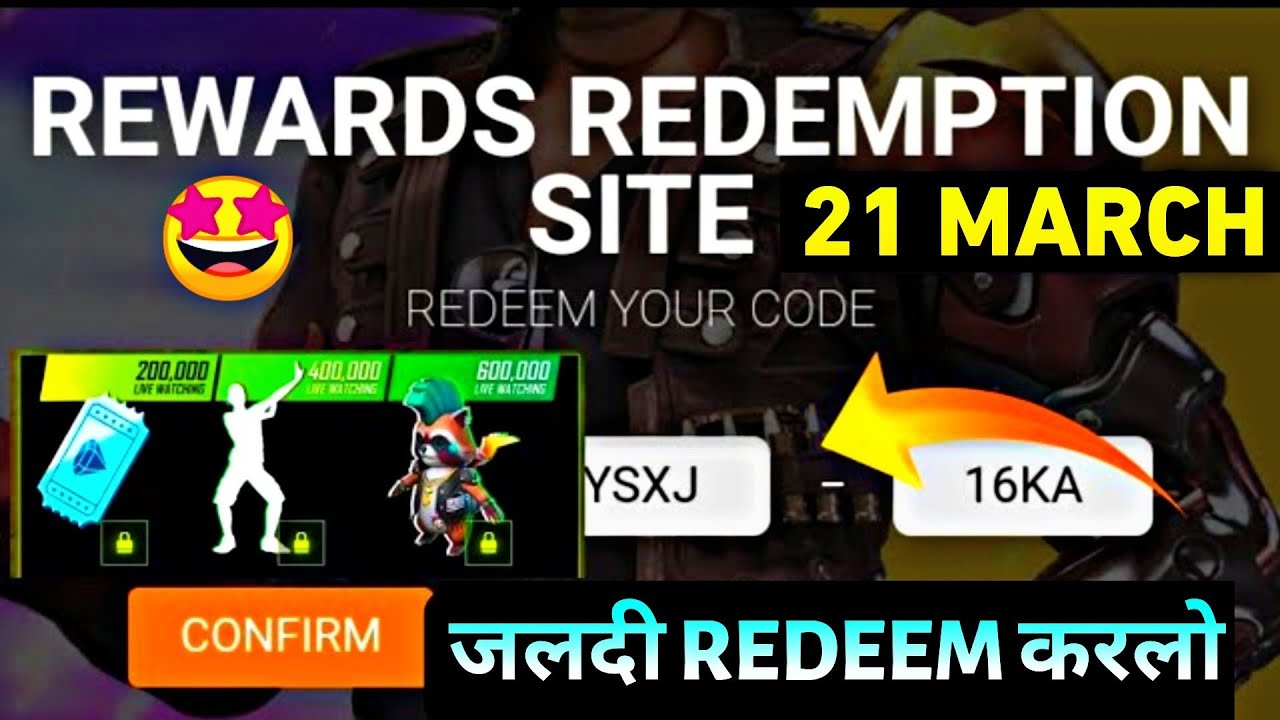 FREE FIRE INDIA CHAMPIONSHIP FINAL REDEEM CODE | FREE FIRE REDEEM CODE TODAY | FF REDEEM CODE