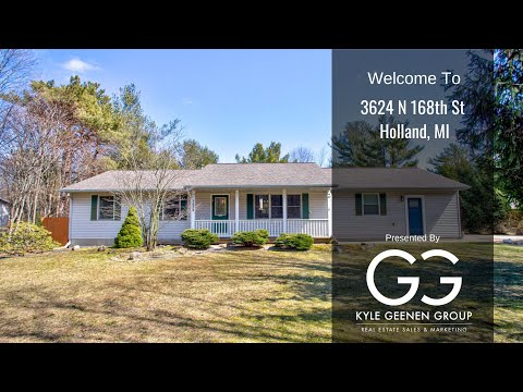 3624 N 168th St., Holland, MI home video tour