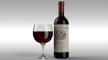 SolidWorks and SolidWorks Visualize Tutorial #11: Wine Bottle and Glass