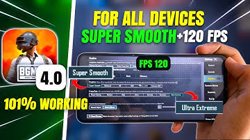 BGMI 4.0 UPDATE 🔥By Default Super Smooth Graphics + 120 FPS All Phones - Unlock No Root 