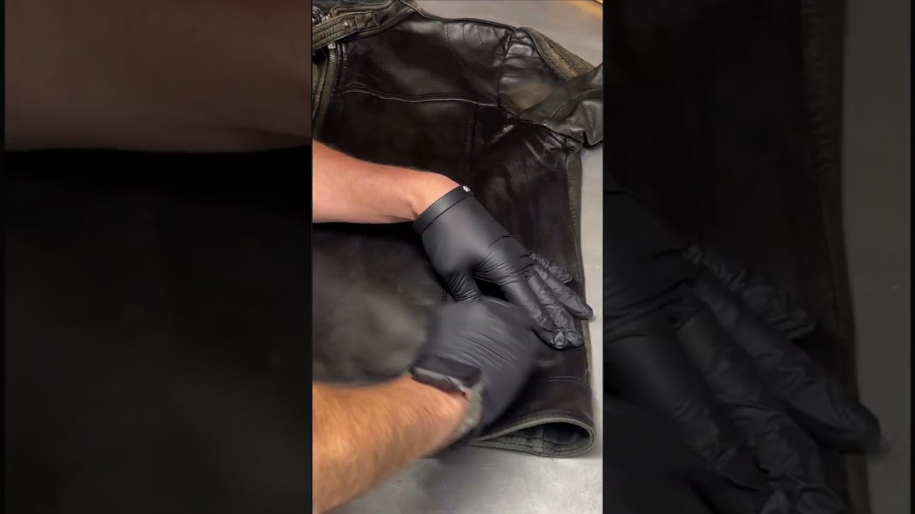Leather Jacket Transformation | Full Re-Colour & Restoration Process