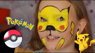 makeup pokemon face pikachu paint painting easy faces facepaint tutorial party star cool 47beauty