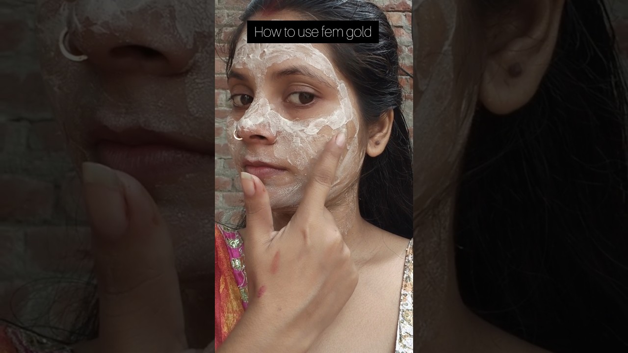 How to use fem gold bleech||