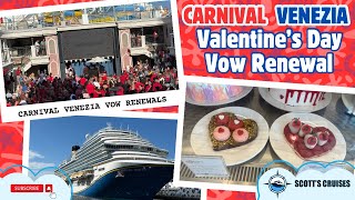 Valentine's Day Vow Renewal on Carnival Venezia