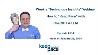 Episode 194 - January 28, 2024 - Live GenAI / ChatGPT Webinar