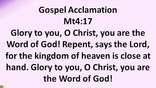 08 April 2022 Catholic Mass Bible Reading