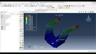Abaqus Tutorial Videos - Analysis of Sheet Metal Part in Abaqus 6.14