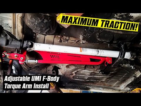 Installing an Adjustable UMI F-Body Torque Arm for MAXIMUM TRACTION!