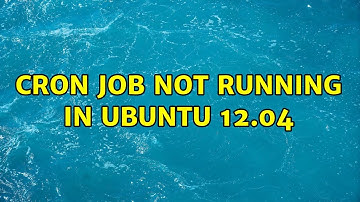 Cron Job not running in Ubuntu 12.04 (2 Solutions!!)