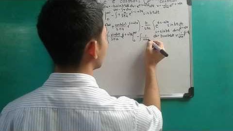 Laplace Tranform of e^ -at cosbt