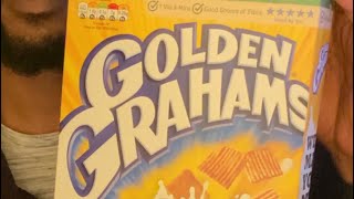 CHOMPING GOLDEN GRAHAMS + CEREAL REVIEW || MILLIONAIRE MUNCH