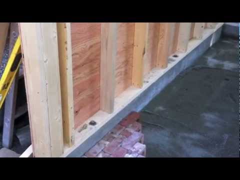 Shed Construction with Reclaimed Brick - YouTube