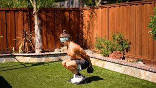 Kettlebell Cyclist Hack Squat