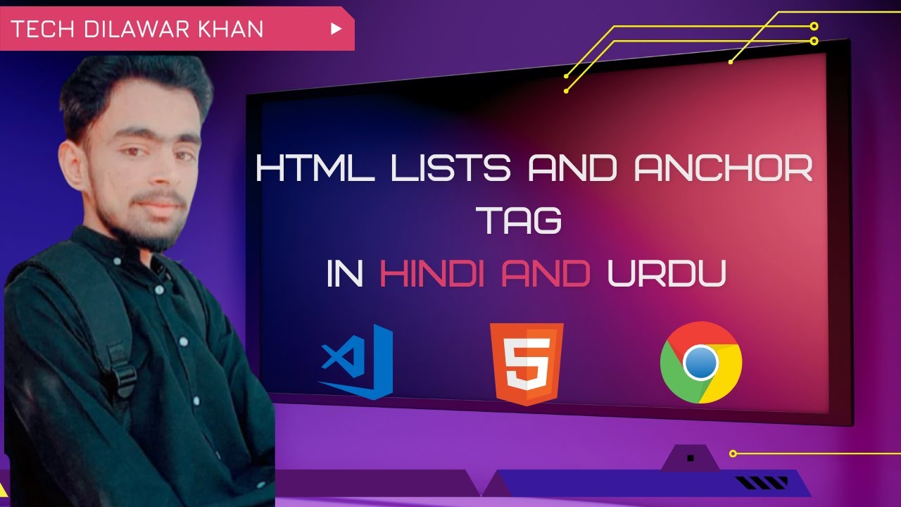 HTML Tutorial: Lists and Anchor Tag | Tutorials #2 Web Designing By # ...