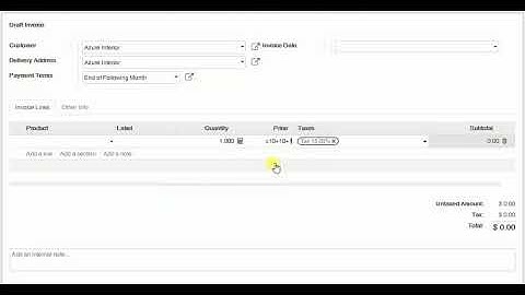 Odoo 13 Calculatie Widget