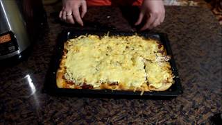 Пицца с колбасой и грибами// Приготовление теста на пиццу// Приготовление пиццы Пицца с колбасой и грибами// Приготовление теста на пиццу// Приготовление пиццы
