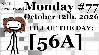 Information Monday, 10/12/26 (ACROSS ONLY CHALLENGE) -- NYT Crossword with Sam Update