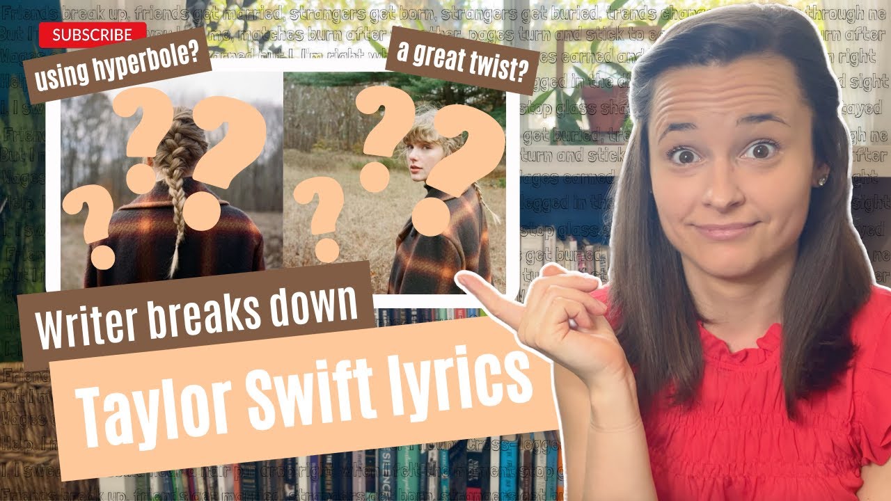 How to write literally vs. figuratively | Right Where You Left Me Taylor Swift lyrics breakdown