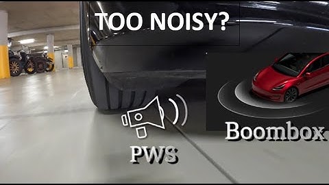 Tesla Model 3/Y Pedestrian Warning System & Boombox