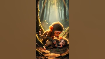Emotional 😭 Monkey Story #ai #aivideo #shorts #viral