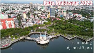 Melihat Kota Makassar Dari Pantai Losari || Drone View 4K