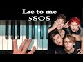 Lie to me 5sos Piano tutorial EASY !!
