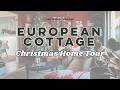 European Cottage Christmas Home Tour | Thrifted Vintage Home Decor | Cozy English Style Home