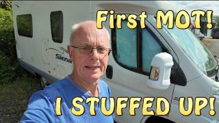 Our First Motorhome MOT-Did It Pass?+Disaster With New Sign!