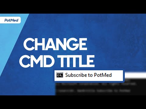 How you can change your CMD title