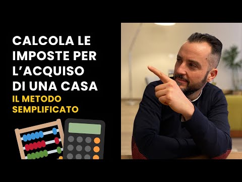 CALCOLARE L’IMPOSTA DI REGISTRO PRIMA CASA E SECONDA CASA | calcolo semplice con una sola operazione