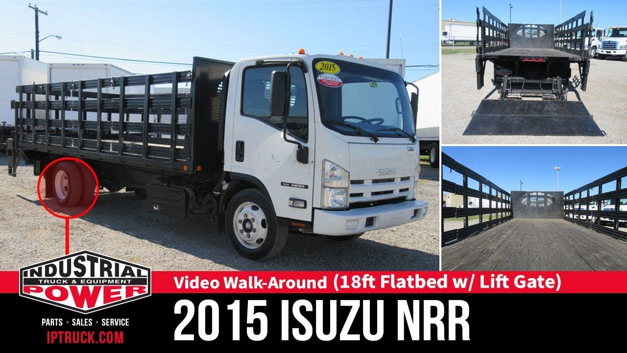 isuzu-nrr-flatbed-stakebed-truck-with-lift-gate-dallas-truck-sales