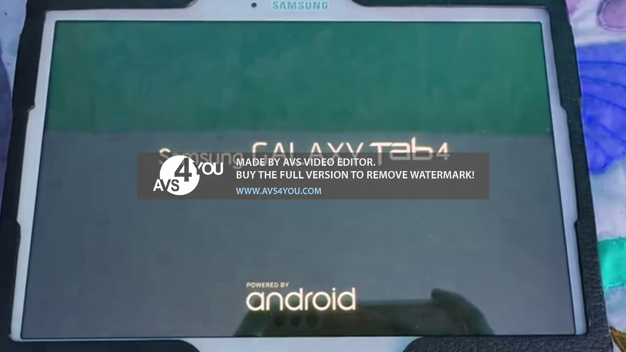 Samsung Galaxy Tab 4 Nook Shutdown and Startup in Lost Effect